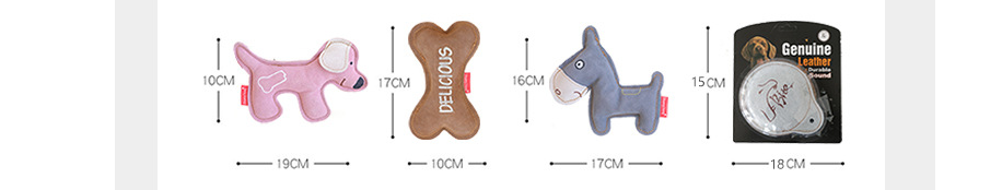 Cowhide Dog Training Toy