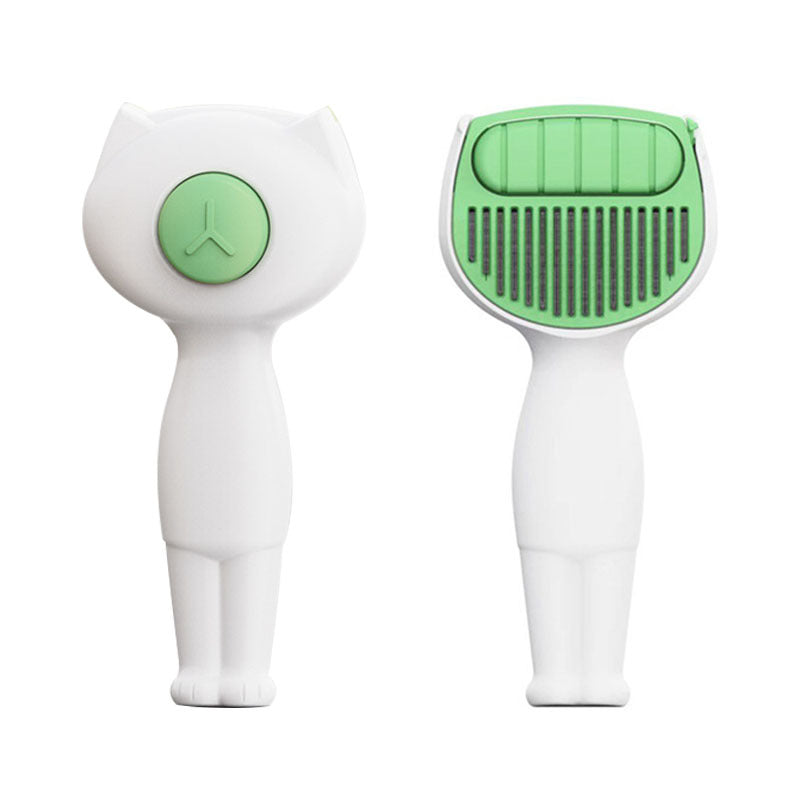 One-Click Cleaning Pet Hair Comb