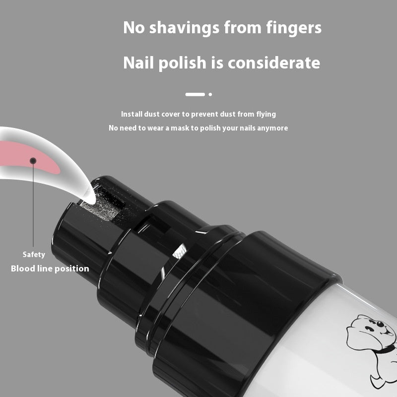 Pet Nail Piercing Device Dog Electric Manicure Scissors Led Nail Scissors Set