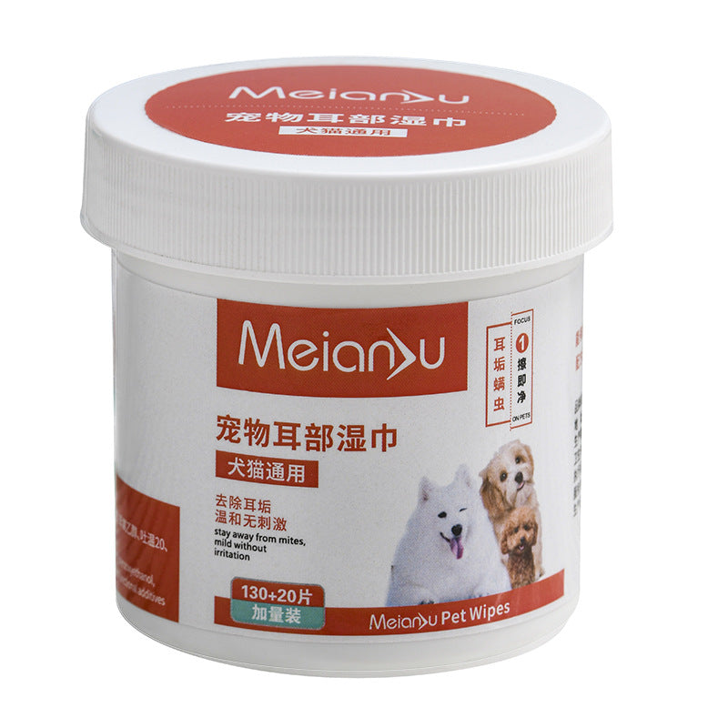 Ear Cleaning Eyes Cleaning Tear-Removing Cleaning Wipes For Pets