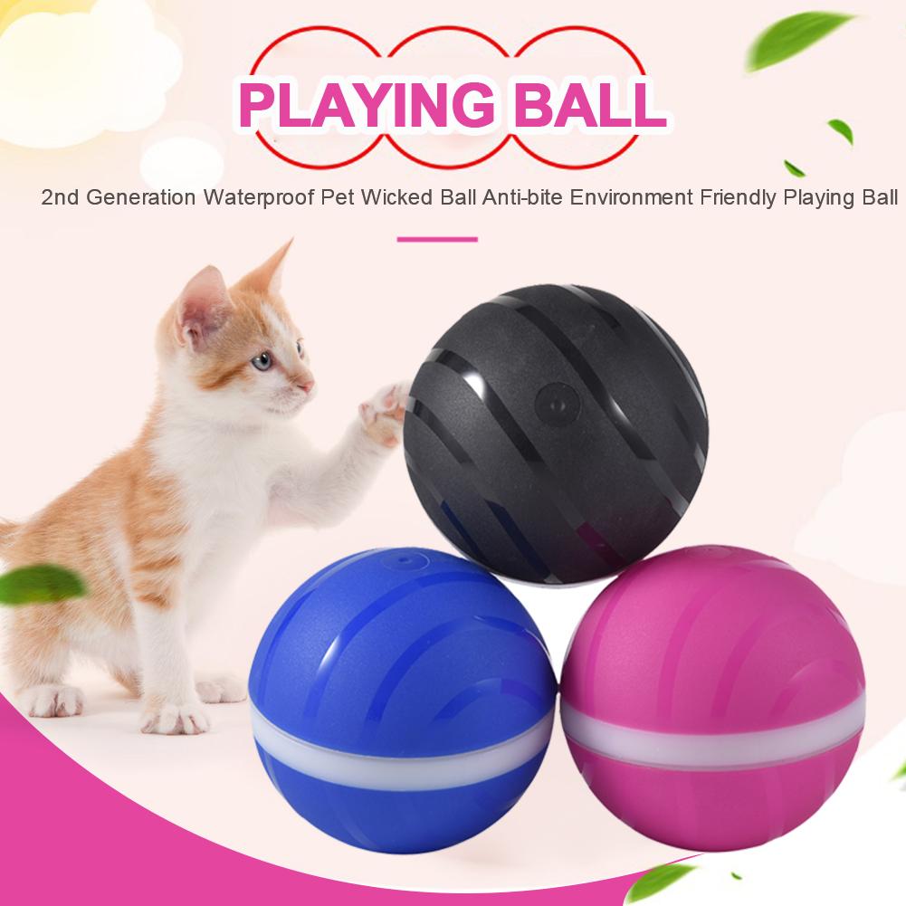 LED Rolling Flash Pet Toy Ball