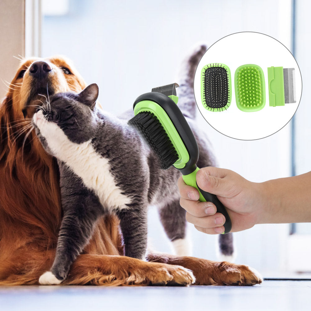Five-in-One Pet Grooming Comb Set