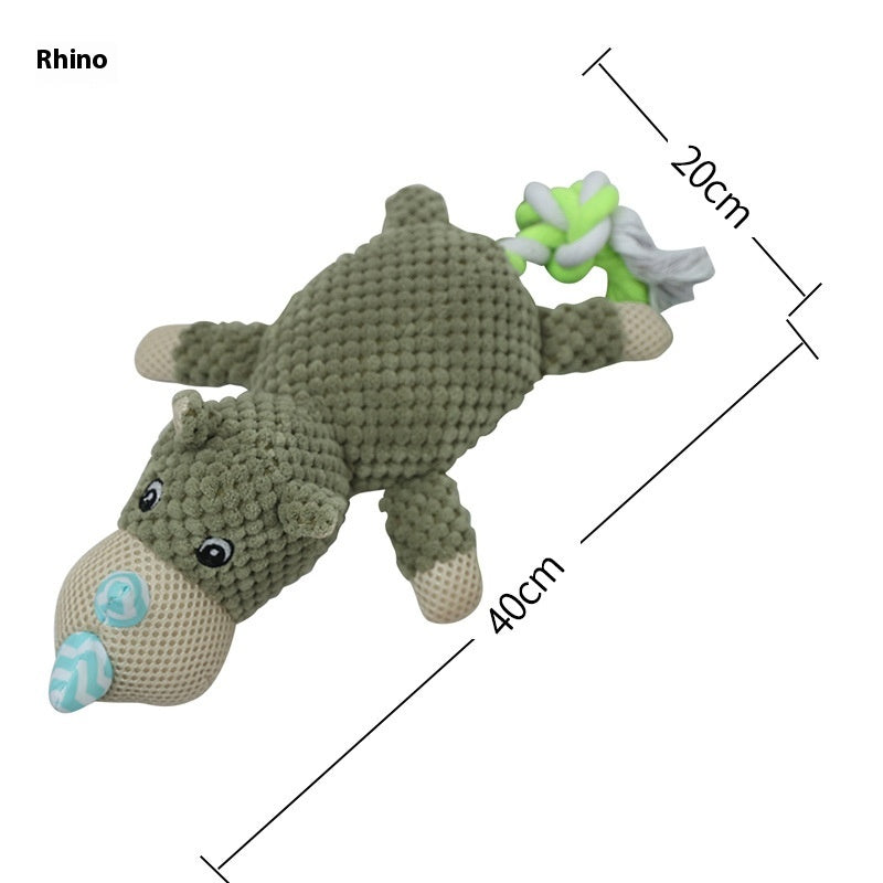 Dog Plush Toy Interactive Molar Teeth Cleaning