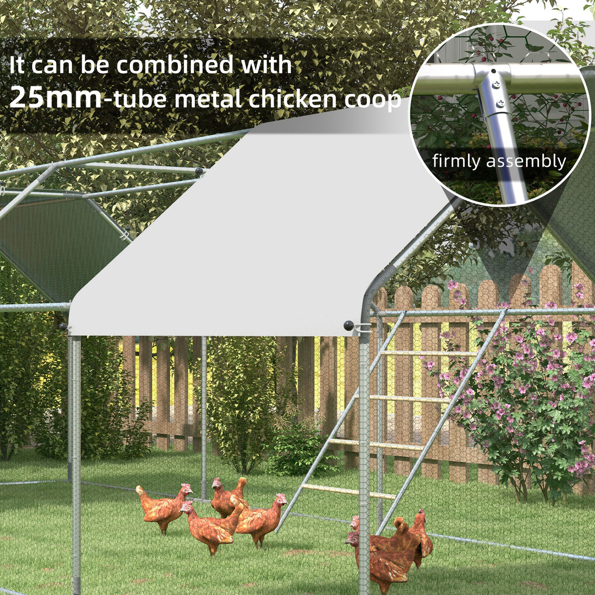 Chicken Roost For Coop, Jungle Gym Roosting Bar, 55" X 33.75"