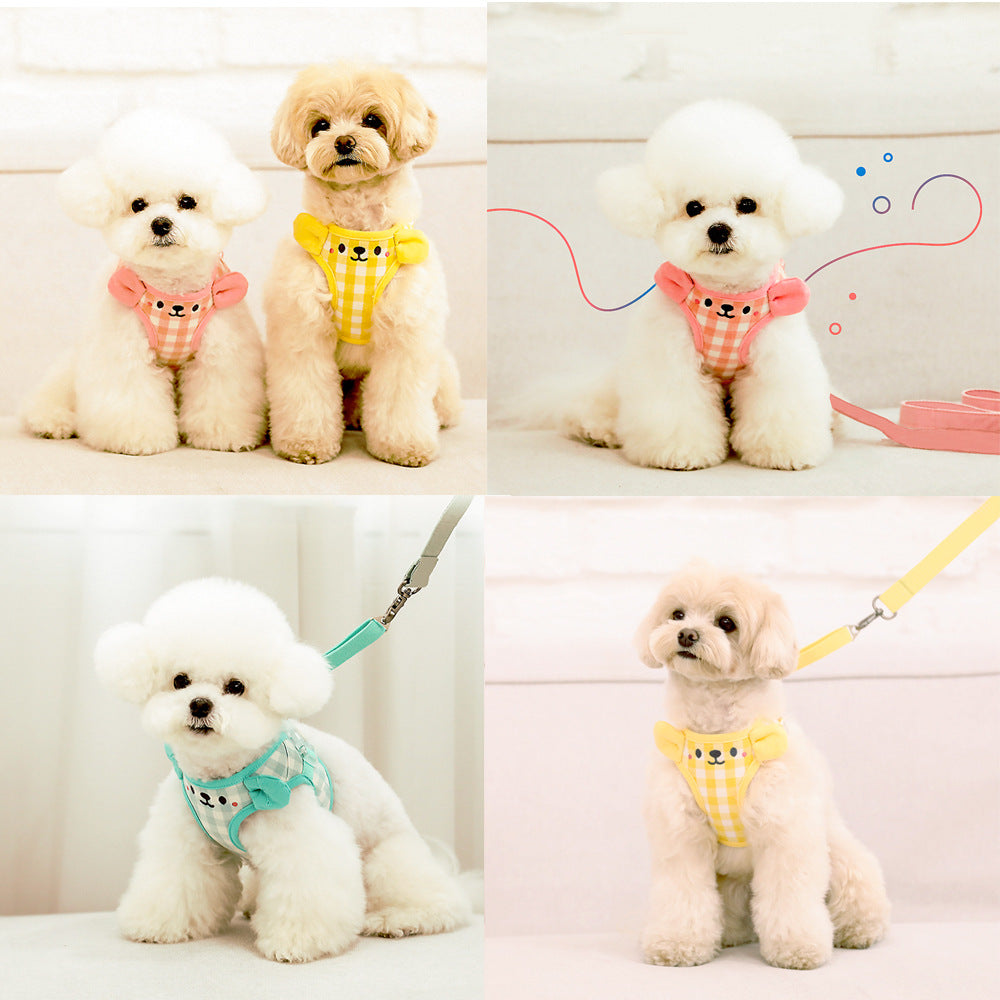 Vest-Style Dog Harness And Leash