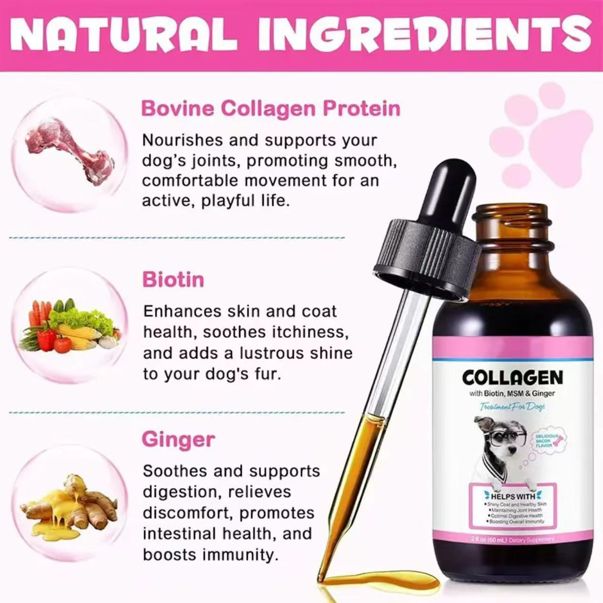 Pet Collagen Liquid Drops