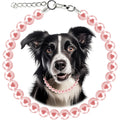 Pet Round Pearl Chain Dog Necklace