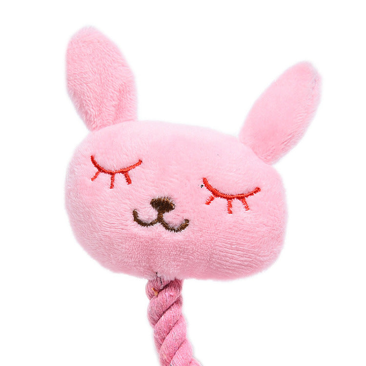 Bite-Resistant Vocalization Plush Dog Toy