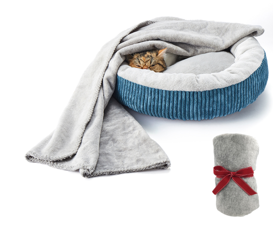 Flannel Dog Sleeping Blanket
