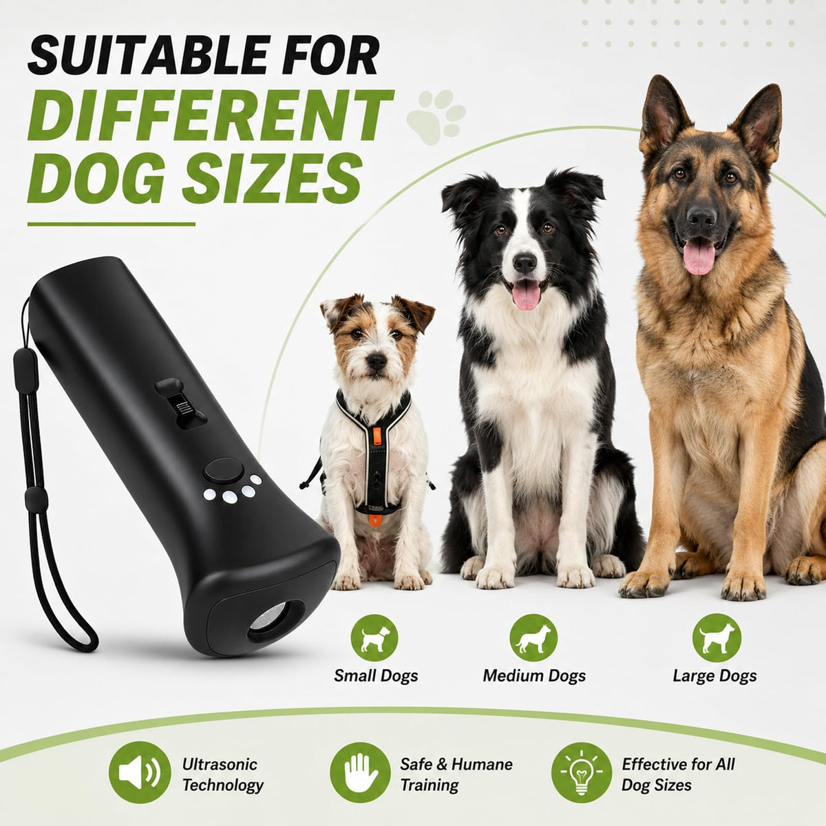 Ultrasonic Anti-Barking Dog Training Device