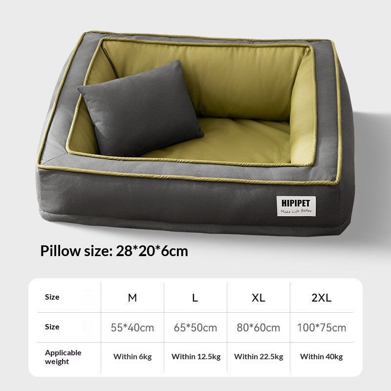 All-Season Detachable And Washable Dog Bed Sofa For Small Dogs