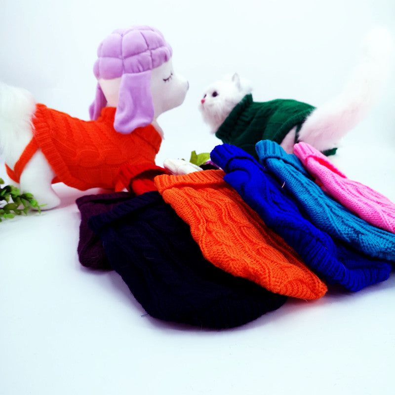 Wool Milk Teddy Dog Sweater