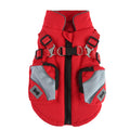Winter Cotton Zip Dog Jacket