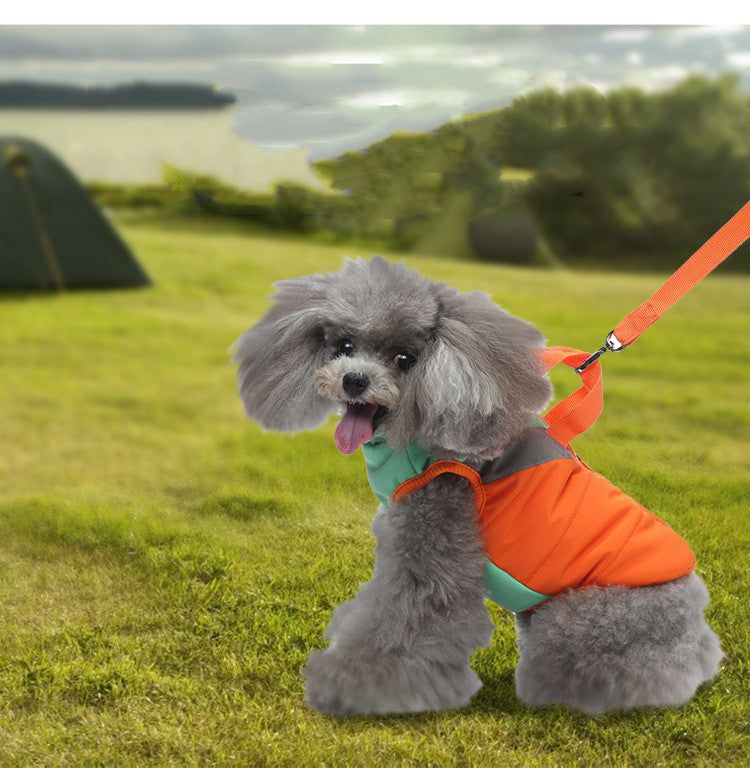 Warm Cotton-Padded Winter Dog Clothes