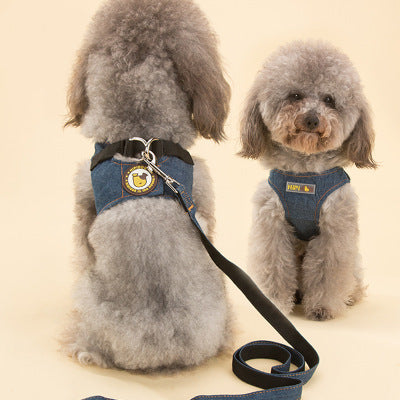 Vest Style Dog Cowboy Traction Rope