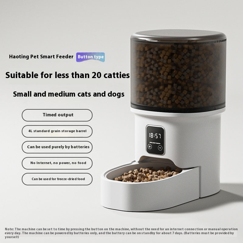 Smart WiFi Automatic Cat Feeder 4L