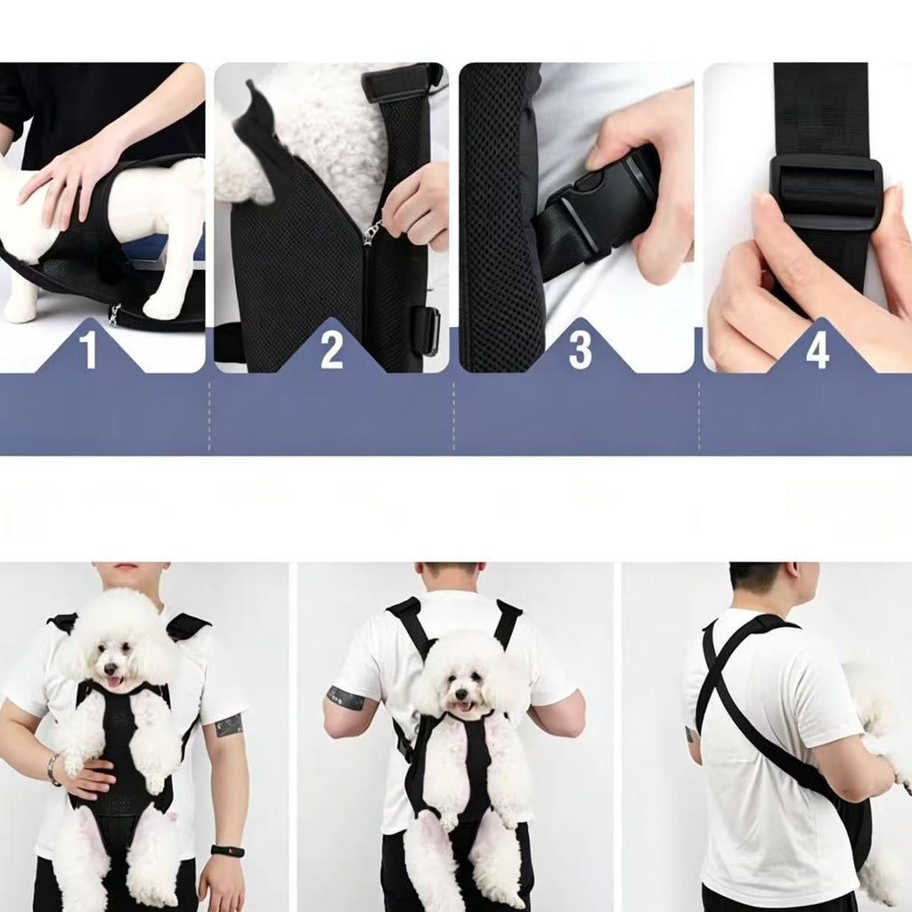 Breathable Chest-Mounted Pet Carrier