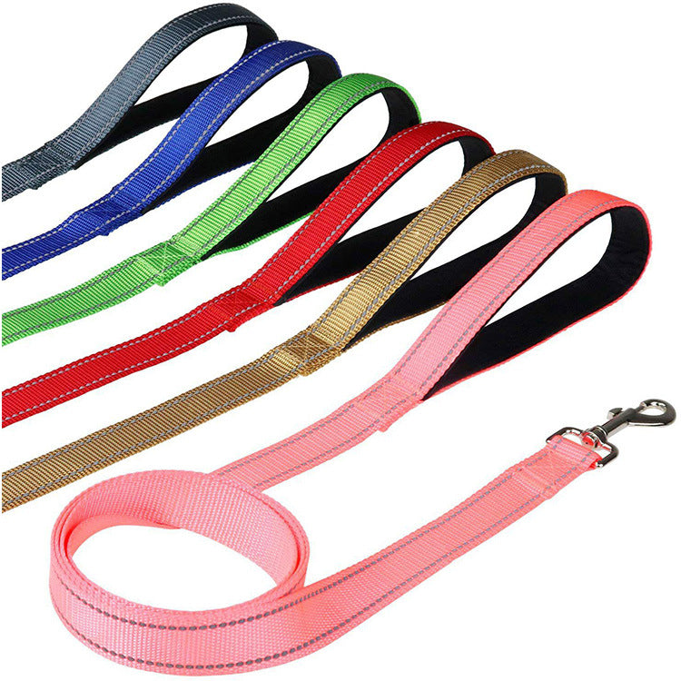 Outdoor Nylon Dog Leash With Reflective Elements