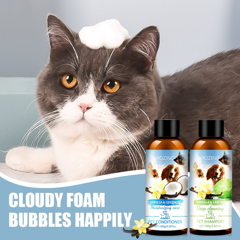 Pet Wash Shampoo and Conditioner Set