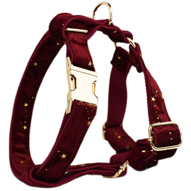 Fabric Dog Collar and Walk Set