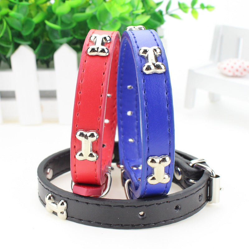 Adjustable PU Pet Neck Collar