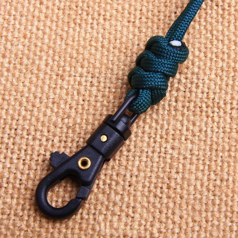 Hand-Woven Keychain Lanyard Flashlight Rope Neck Rope Core Parachute Cord Woven Lanyard