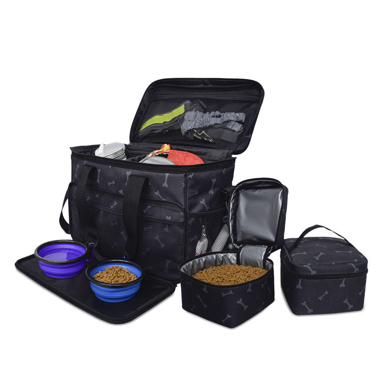 Pet Travel Bag Set Of Thick And Comfortable Multi-Function