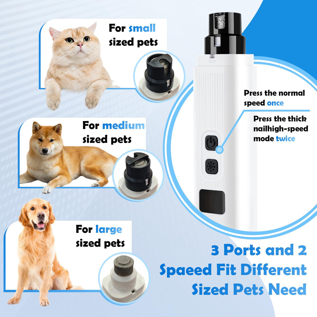 Electric Dog Nail Grinder With Two Speeds