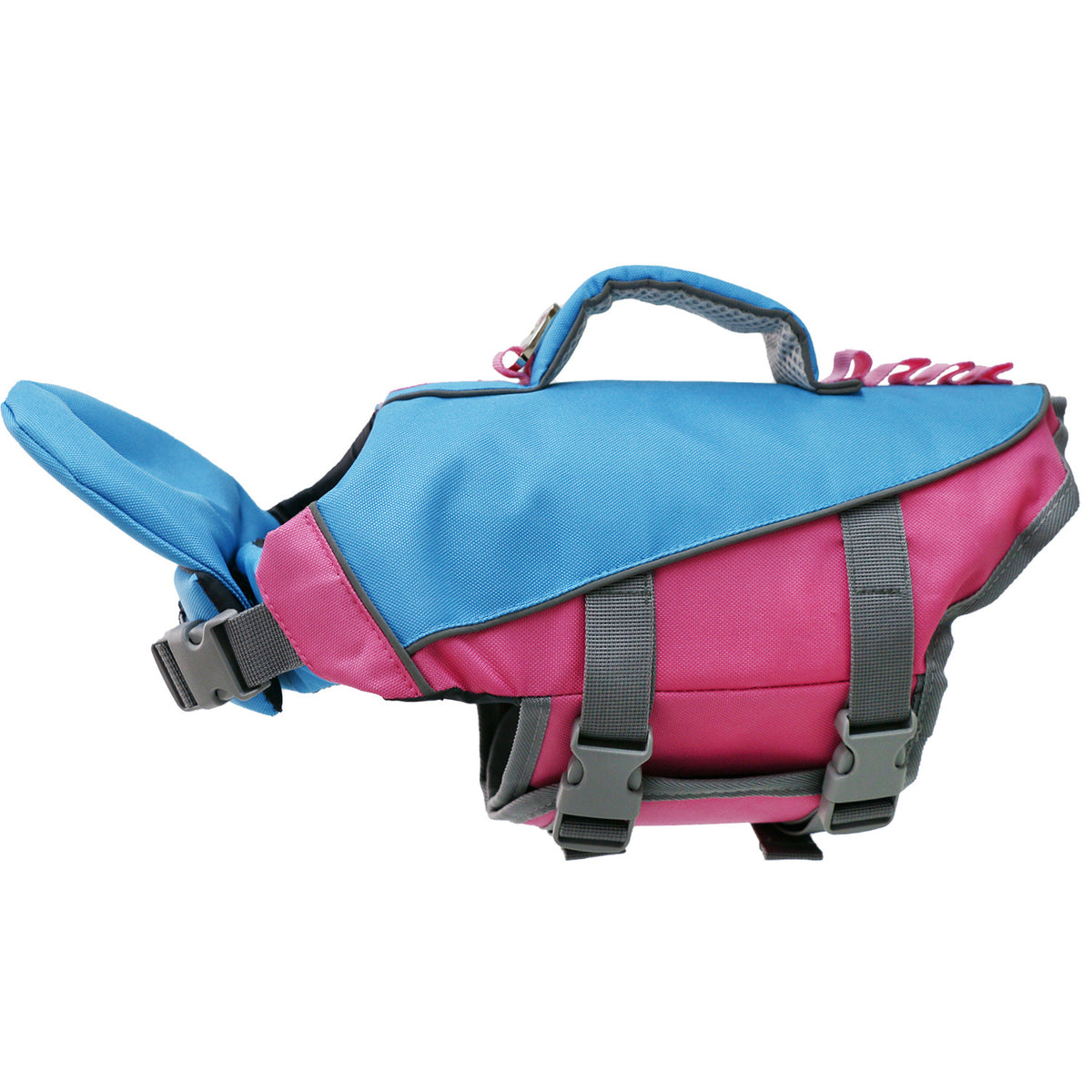 Reflective Patchwork Dog Swim Life Jacket