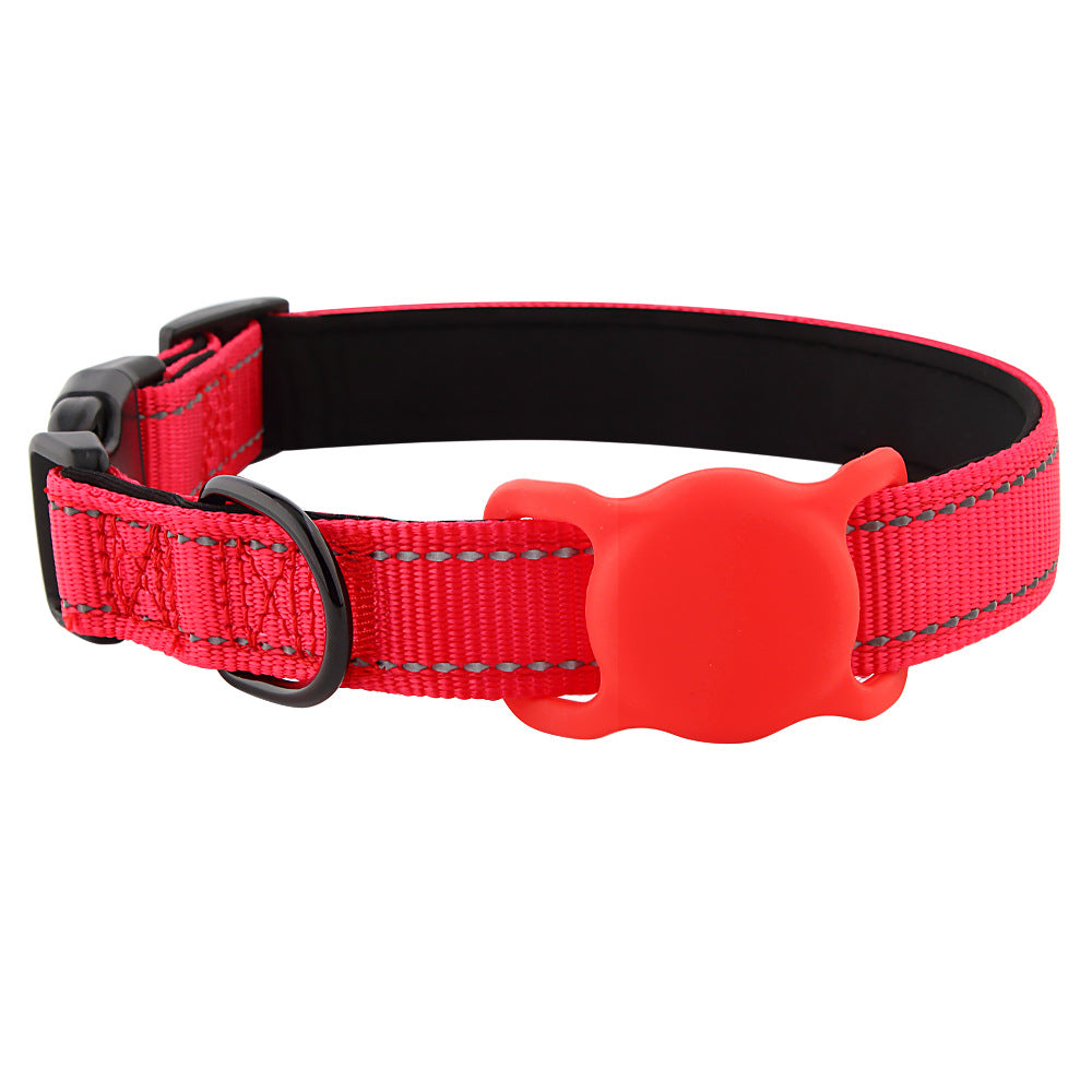 Pet Collar With An Airtag Protective Case