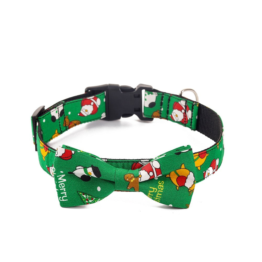 Simplicity Creative Printed Christmas Dog Collar Pet Supplies