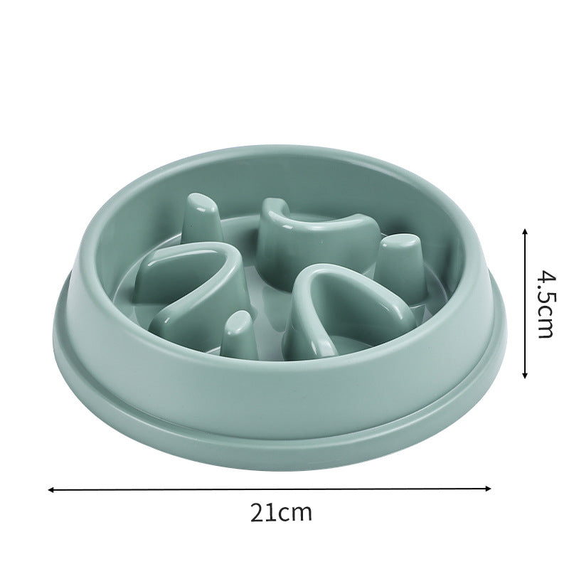 Slow Food Non-Slip Anti-Tumble Pet Bowl