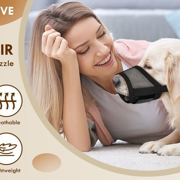 Medium Dog Muzzle for Biting, Barking, and Eating