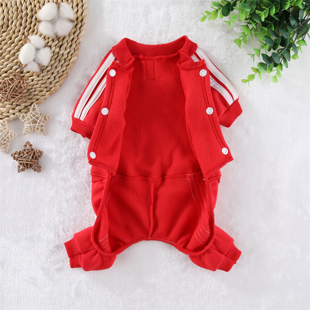 Kung Fu Bear Pet Jumpsuit