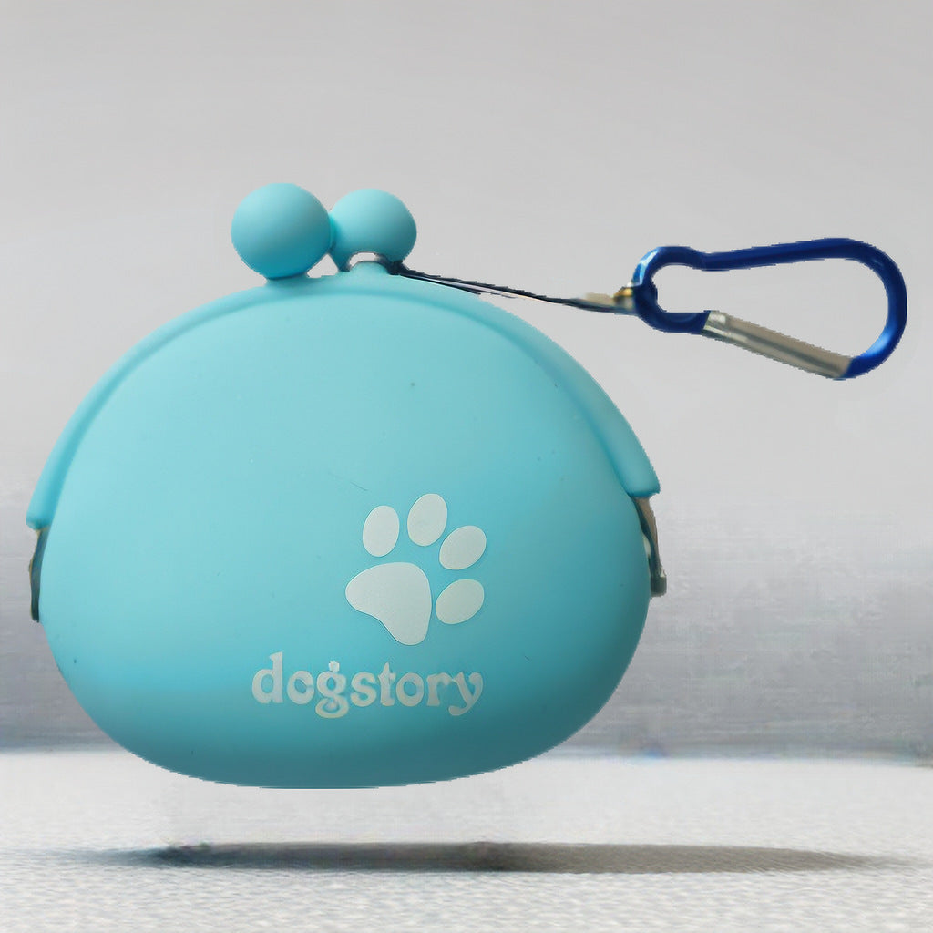 Solid Color Silicone Pet Snack Bag