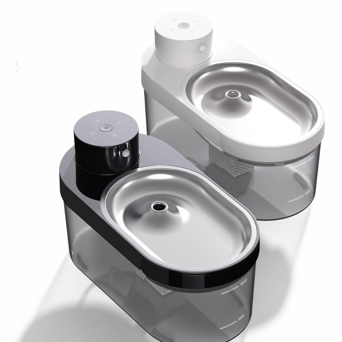 Stainless Steel Pet Water Dispenser Wireless Water And Electricity Separation