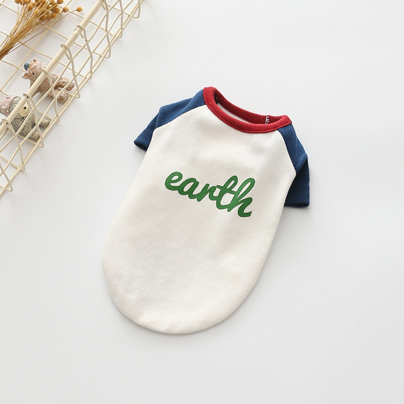 Dog Sweatshirt Letter Figure Fashion Embroidery