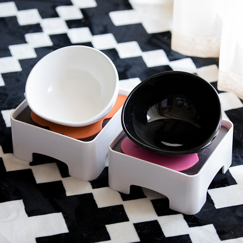 Ceramic Pet Bowl with Dining Table