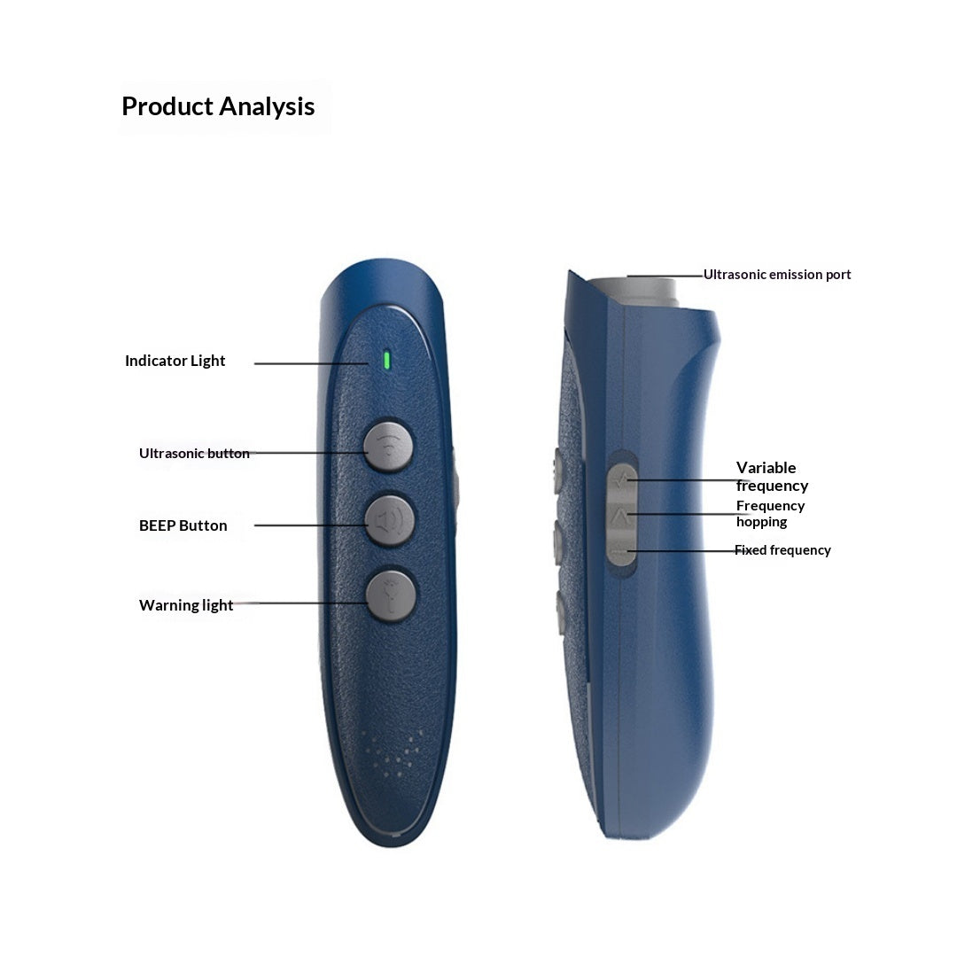 Portable Handheld Ultrasonic Anti-Bark Dog Training Repellent