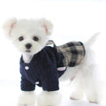 Deep Plaid Sweater Couple Pet