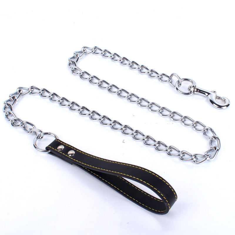 Dog Leash with Anti-Bite Chain