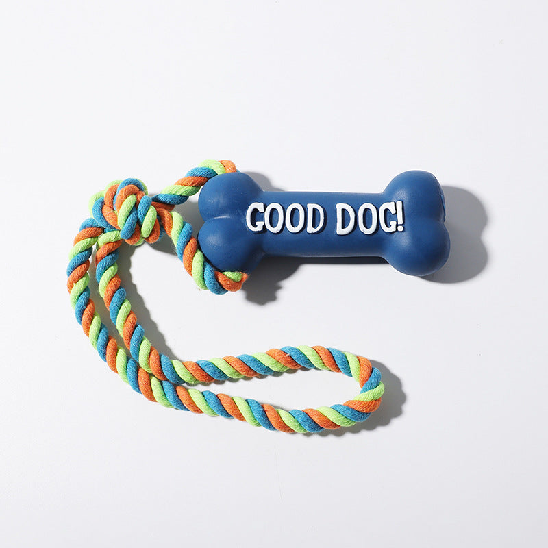 Pet Dog Biting Bone Modeling Toy Bite-Resistant Vocalization