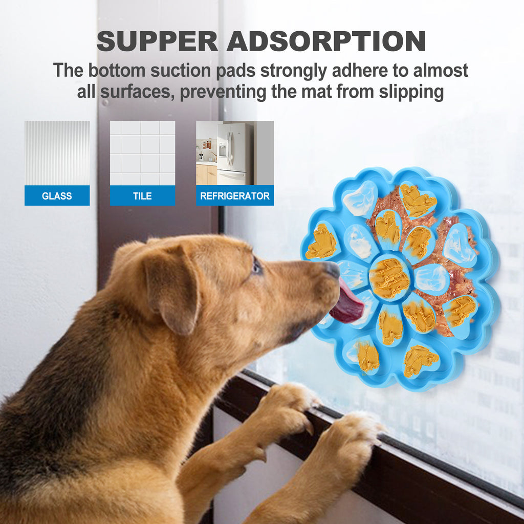Silicone Pet Placemat With Floral Design