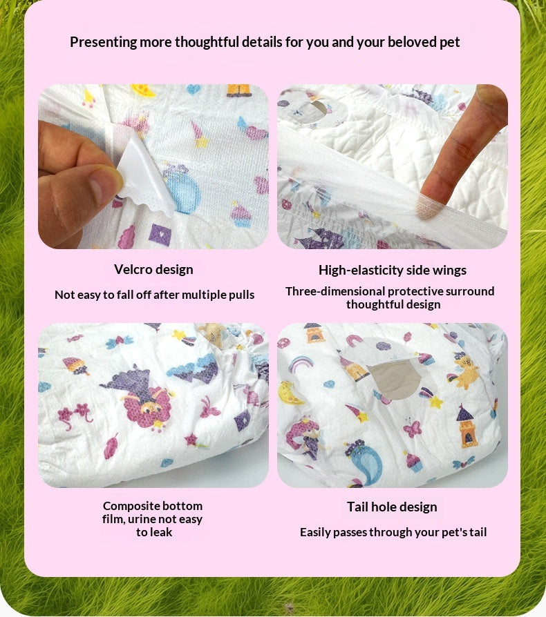 Male And Female Dog Diapers With Wetness Indicator