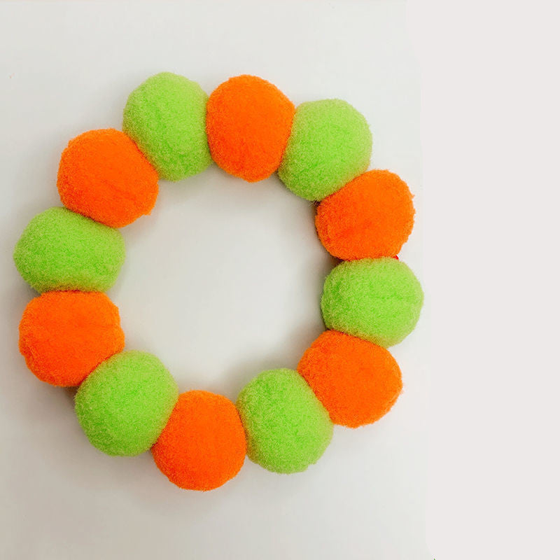 Dog Hair Ball Christmas Collar Shiba Inu Corgi
