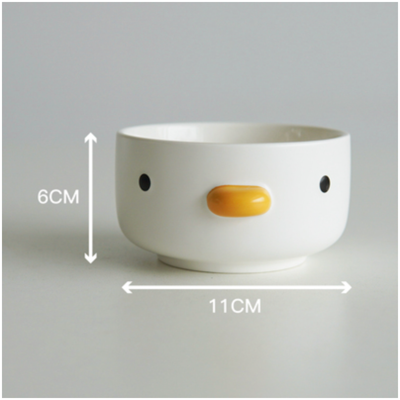 Ceramic Slanted Tall Pet Water Bowl
