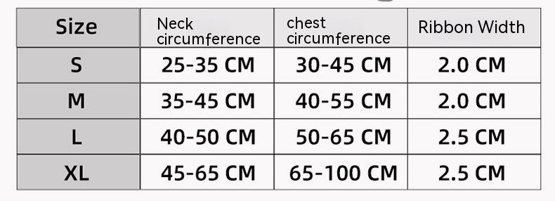 Fresh Six-Color H-Shaped Pet'S Chest-Back
