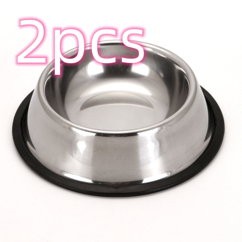 Non-Slip Stainless Steel Pet Bowls