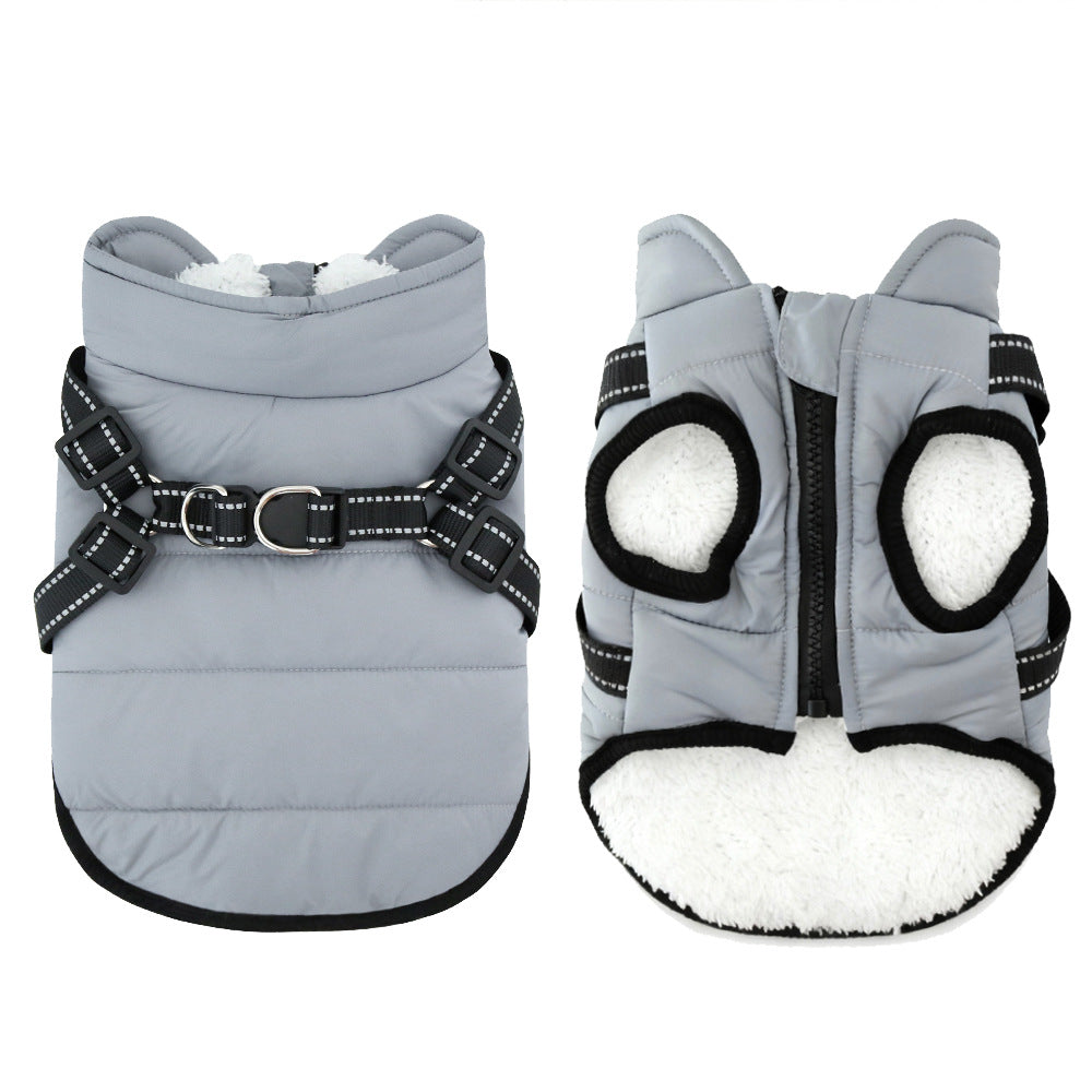 Insulated Fleece-Lined Dog Vest
