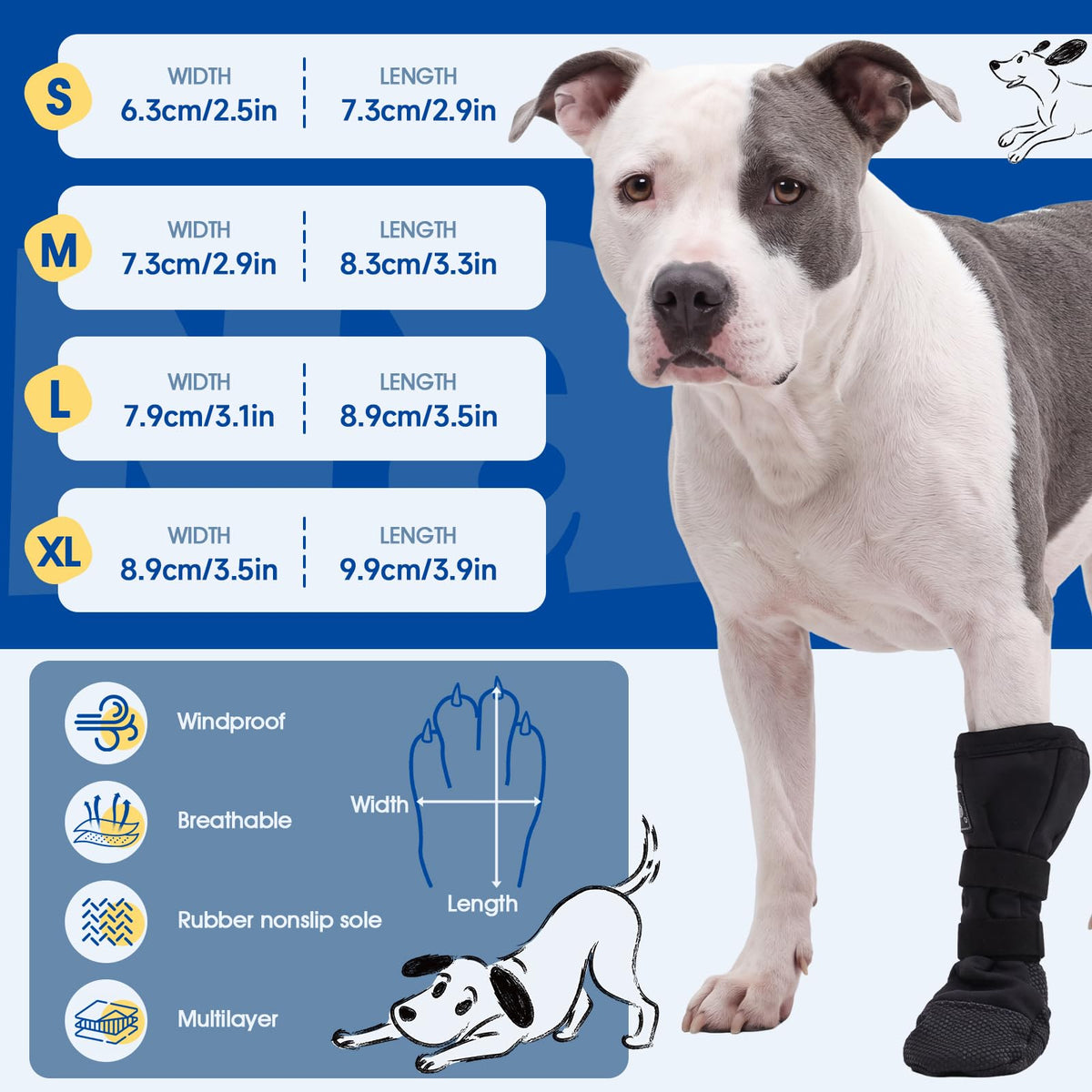 Breathable Dog Recovery Boot For Injured Paws